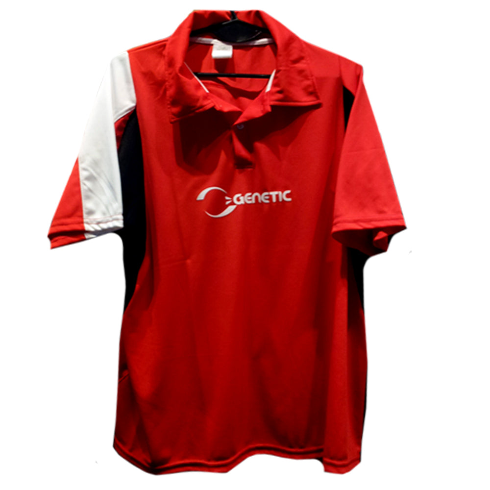 Camisa polo Genetic Dri-fit com botões ou zíper.