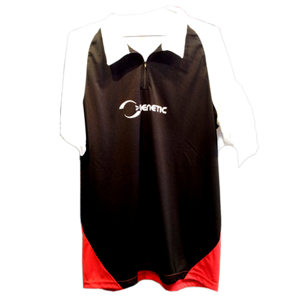 Camisa polo Genetic Dri-fit com botões ou zíper.
