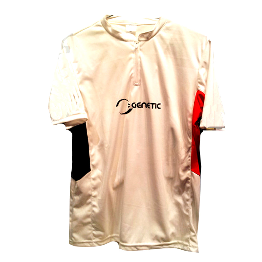 Genetic Chomba cuello mao con cierre drifit manga corta