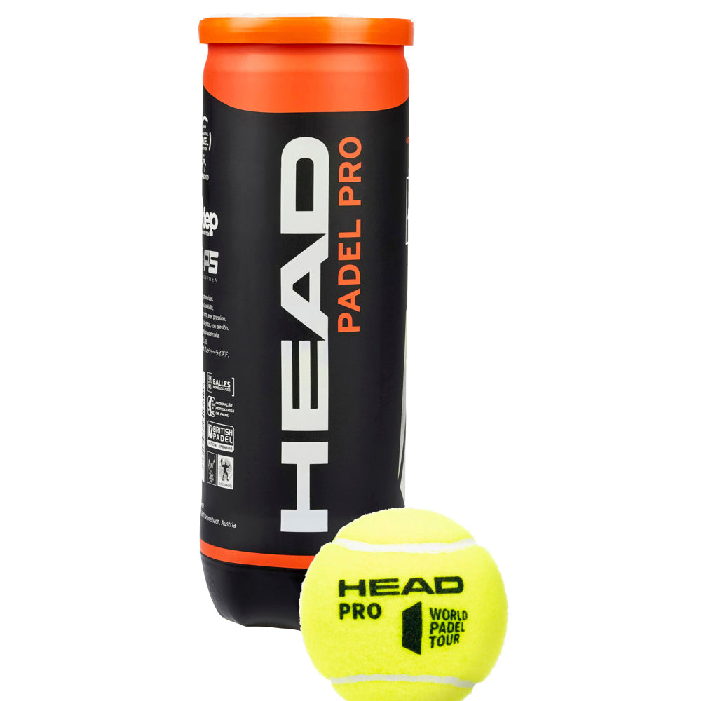 Head Tubo con 3 pelotas Padel Pro