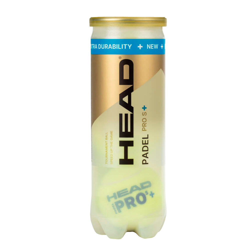 Head Tubo de 3 pelotas Padel Pro S+