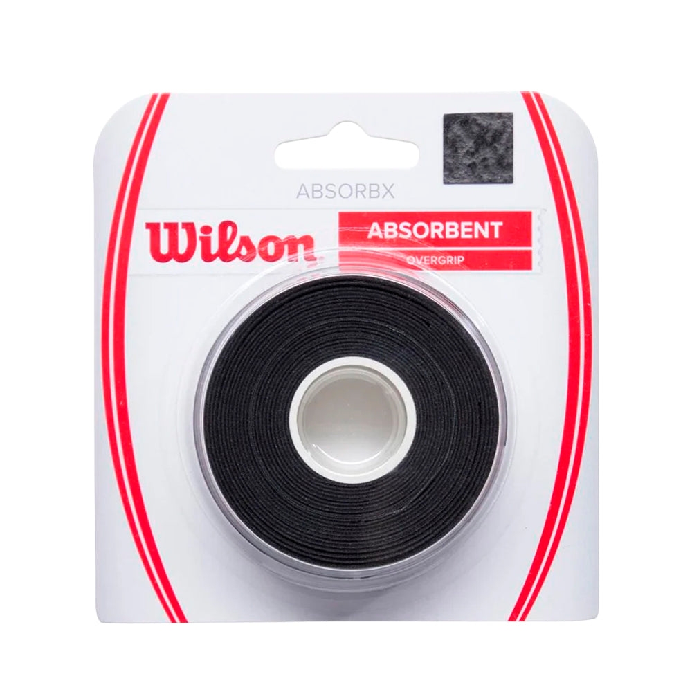 Wilson Absorbx Overgrip 3 Pack Black